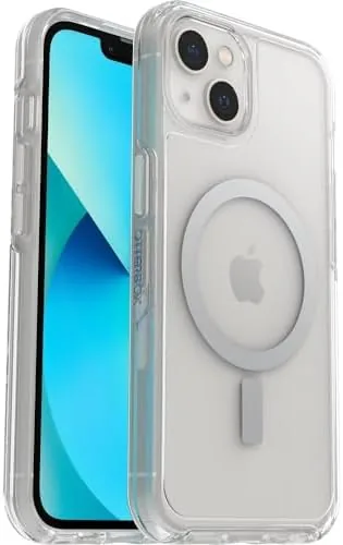 Another view of the OtterBox iPhone 13 Symmetry Series+ Case - Feelin Blue, Ultra-Sleek