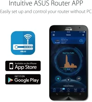 Speed test result showing high throughput on the 5GHz band