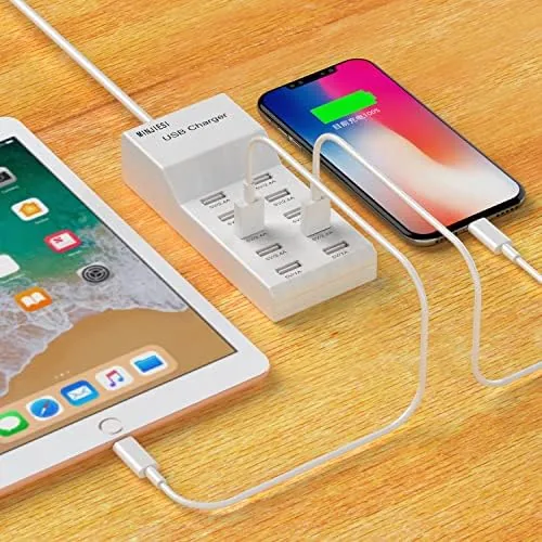 Testing the USB Charging Stations 50w10A 10 Ports Multiple Charging Block/Power USB over two weeks