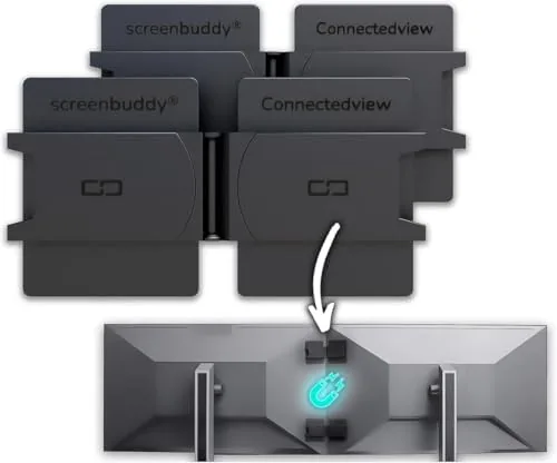 Set of 2, Magnetic Connection for Your Screens, Suitable for All Computer Monitors Review: Tested and Rated