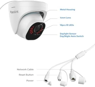 Testing the REOLINK PoE Security Camera RLC-520A (Pack of 2), 5MP Wired over two weeks