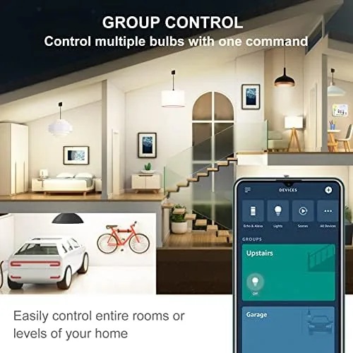 The Sengled Alexa Light Bulb 75W Equivalent, Smart Light Bulbs Bluetooth compared in context