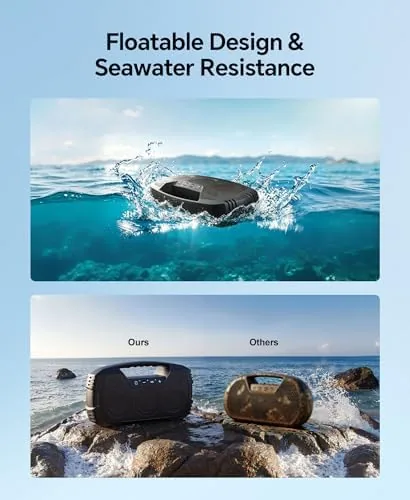 Another view of the Outdoor Bluetooth Speaker, IPX7 Waterproof, 90W Peak, 32H, Black |