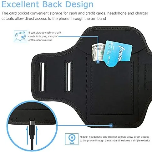Phone sliding into the stretch sleeve with the screen facing the window