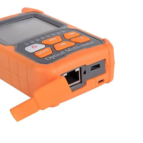 Another view of the Mini 4 in 1 Portable Optical Power Meter with Visual