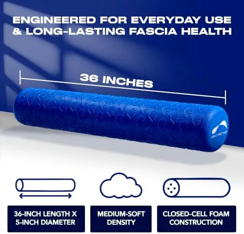 Another view of the Melt 36-Inch Soft Foam Roller Myofascial Release Physical Therapy |