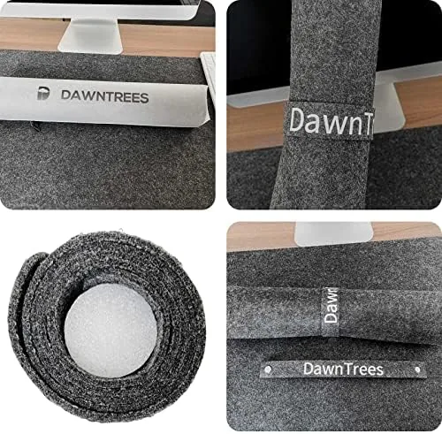 Testing the DAWNTREES Felt Desk Mat, Computer Mat for Desk, Dark Gray over two weeks