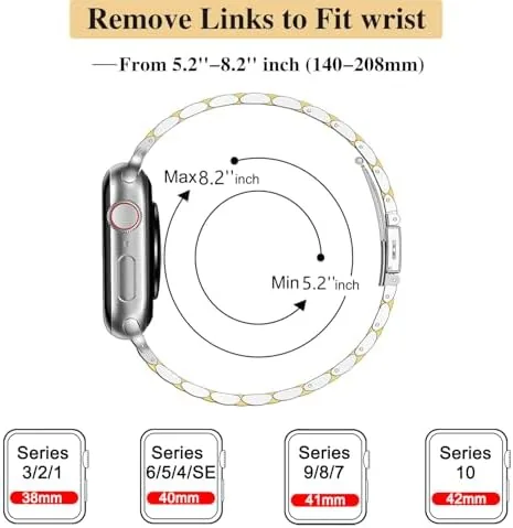 Apple Watch with the slim band worn with a formal shirt cuff