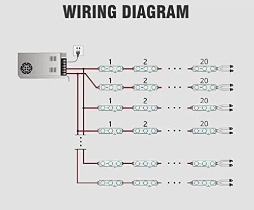 Another view of the Q QINGCHEN Mini LED Module UL Listed DC12V 6500K White