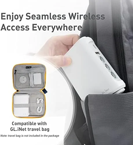 Close look at the GL.iNet GL-SFT1200 Opal Travel Router, AC1200 Dual-Band Wi-Fi | AC1200 build quality
