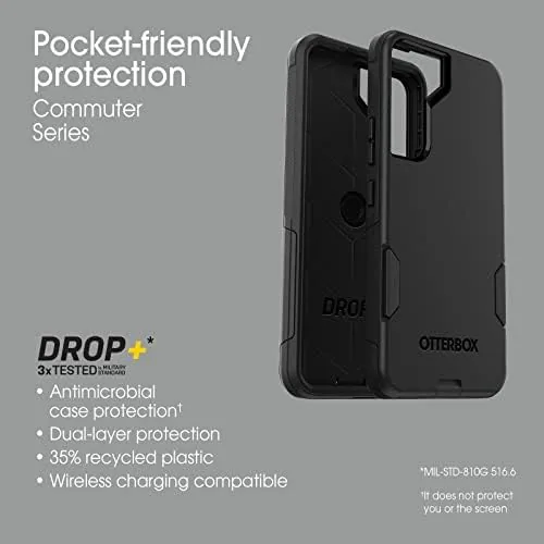 Commuter case compared with a slim one piece case on the S22