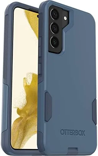 Rock Skip Way blue Commuter case on a standard Galaxy S22