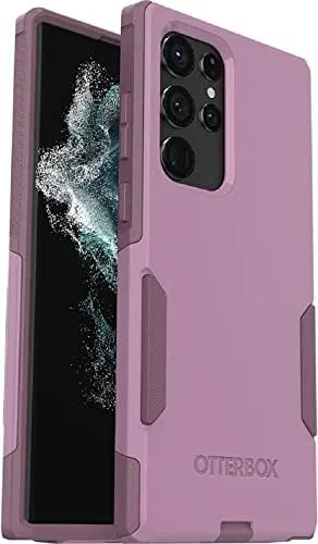 The case resting on a desk showing the raised edges protecting the screen and camera