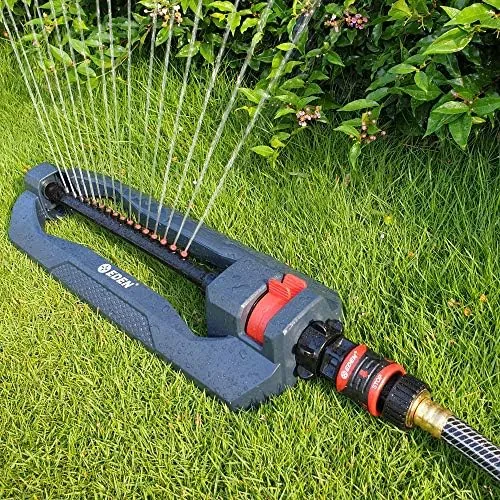 The Eden 96213EDAMZ Weighted Essential Oscillating Sprinkler | Covers Up to in real use