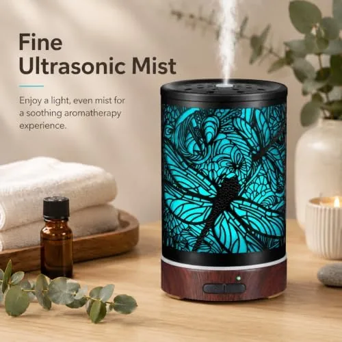 Another view of the Essential Oils Diffuser,Aromatherapy Diffuser,Birthday for Women Mom Grandma,Metal Cool Mist