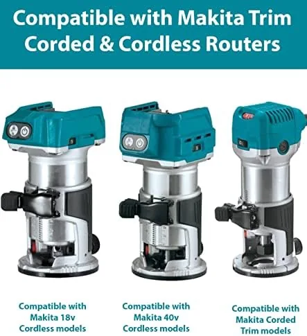 Another view of the ToolCurve Guide Rail Adapter Compatible with Makita Router - Made in USA