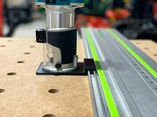 Testing the ToolCurve Guide Rail Adapter Compatible with Makita Router - Made in USA over two weeks