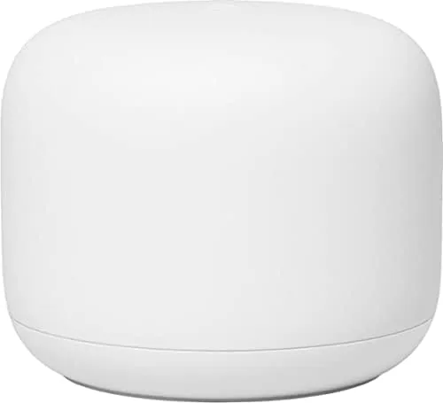 The Google Home app showing the mesh network map and signal strength per room