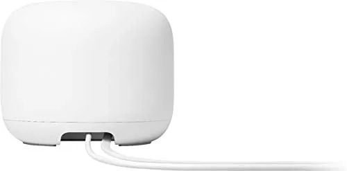 The Google Home app showing all three Nest WiFi units and their signal strengths