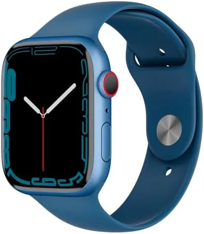 Apple Watch Series 7 (GPS, 45mm) Blue Aluminum Case with Abyss Blue Sport Band Review: Tested and Rated