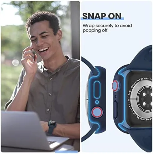 The Tensea 3PCS for Apple Watch Screen Protector Case 44mm SE compared in context