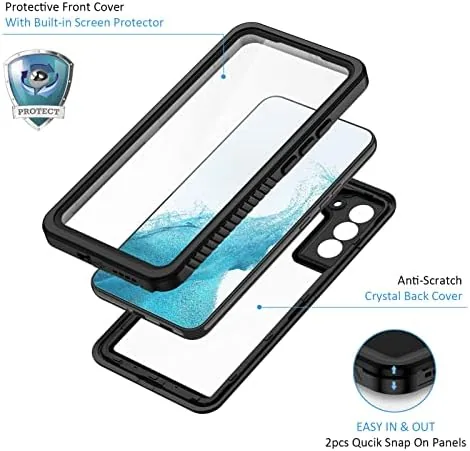 The Lanhiem for Samsung Galaxy S22 Case, IP68 Waterproof Dustproof with in real use