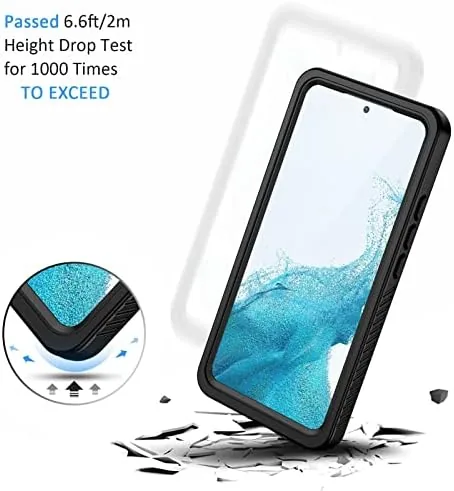 Another view of the Lanhiem for Samsung Galaxy S22 Case, IP68 Waterproof Dustproof with