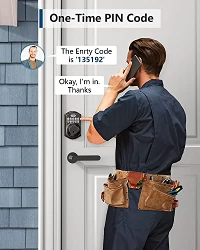 Thumb turn on the inside of the door in the one touch lock position