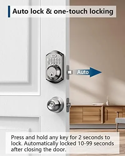 A hand pressing a code with the anti-peep feature explained