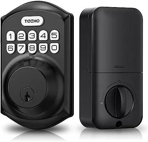 TEEHO TE001 Matte Black Keypad Deadbolt Review: Modern Locking, Zero Keys