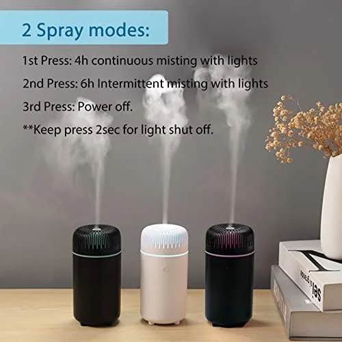 Another view of the Car Diffuser Humidifier USB Aromatherapy Essential Oil Diffuser | Car