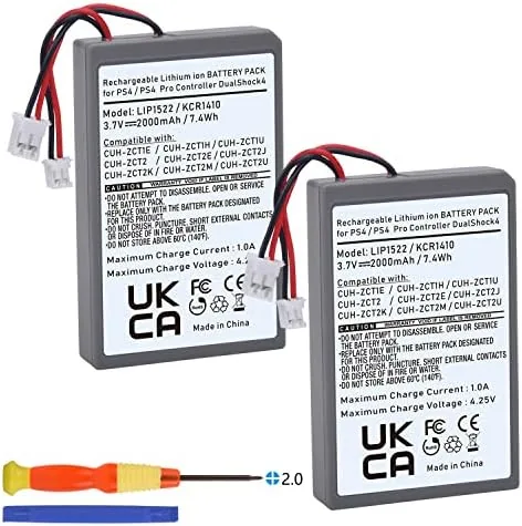 Batmax 2Pcs 2000mAh PS4 Controller Battery Review: A Fresh Pair of Pads