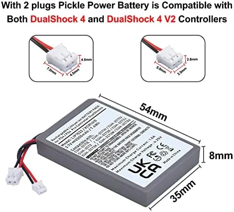 Controller charging with the LED showing the new battery level