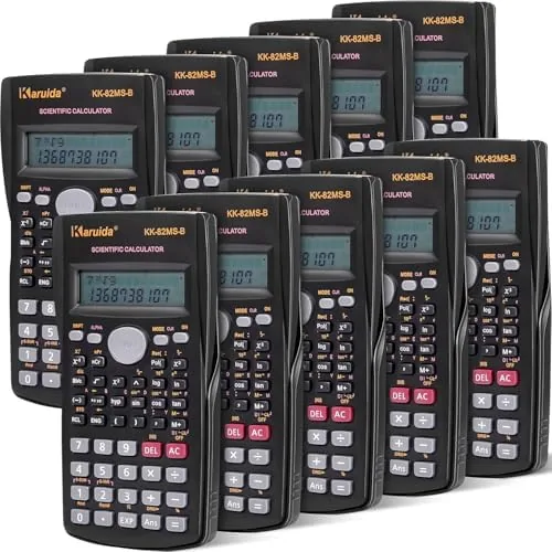 Flutesan 10 Pieces 2 Line Engineering Scientific Calculator Bulk Function Math Calculator Large Display Review: Tested and Rated