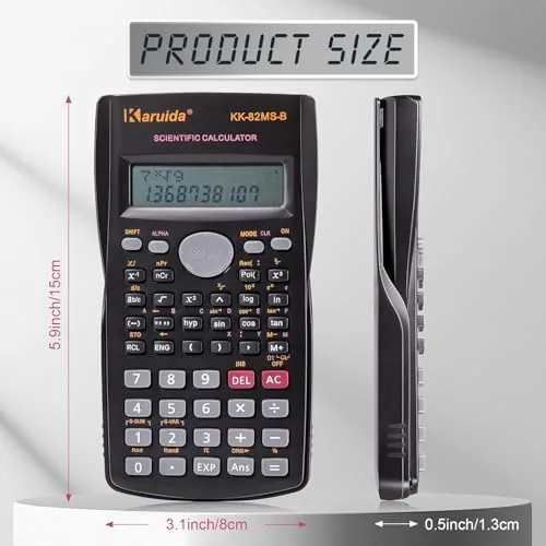 Close look at the Flutesan 10 Pieces 2 Line Engineering Scientific Calculator Bulk Function build quality