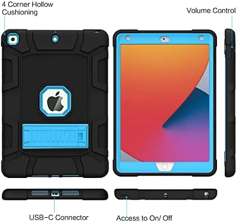 Another view of the Azzsy Case for iPad 9th Generation/iPad 8th Generation/iPad 7th Generation