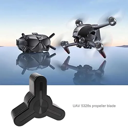 Close look at the 2 Pairs 5328S Propellers with Propeller Storage Case Compatible with build quality