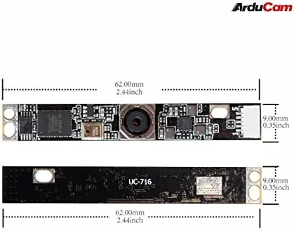 Close look at the Arducam 8MP Autofocus USB Camera, IMX179 Lightburn Camera with Microphone build quality