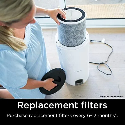 The Shark Air Purifier Anti-Allergen Filter with True HEPA, HE1FKPET | in real use
