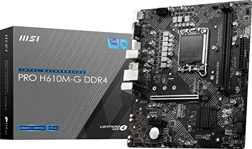 The LGA 1700 socket and the two DDR4 memory slots on the board