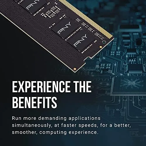 A SODIMM module being installed into the laptop memory slot