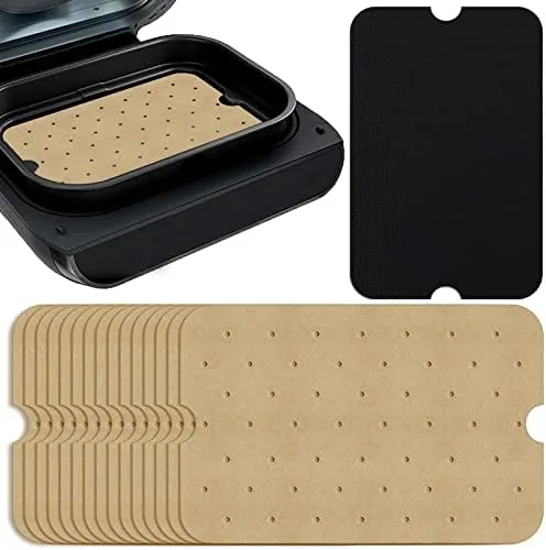Testing the WMKGG 100 PCS Unbleached Air Fryer Parchment Paper Liners, 11 over two weeks