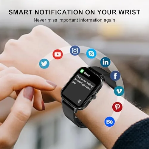 The Smart Watch for Men Women SmartWatch 1.83" for iPhone Samsung in real use