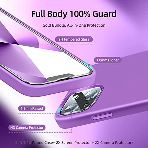 Close look at the Dssairo 5 in 1 Designed for iPhone 13 Case, with build quality
