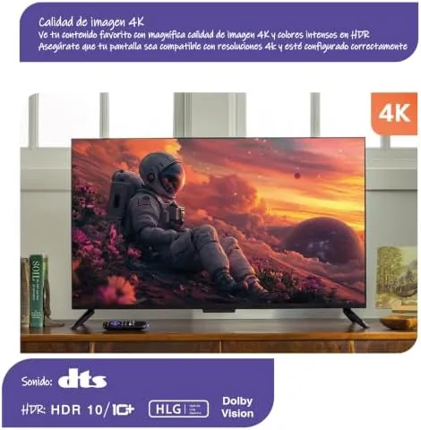 The Roku Ultra LT shelf setup beside a sound bar and television