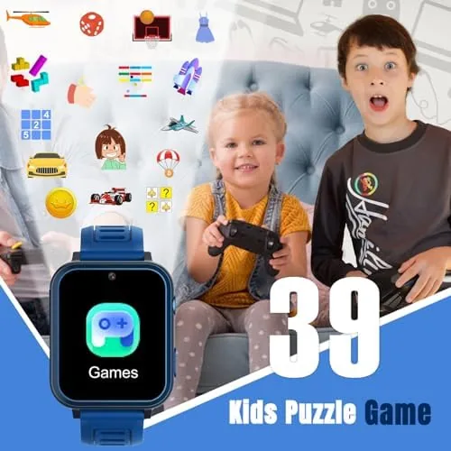 Another view of the Tixpc Smart Watch for Kids with 39 Puzzle Games HD