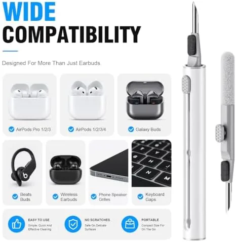 The Hyashee Cleaner Kit for AirPods Pro 3/2/1, 3-in-1 Earbud Cleaning compared in context