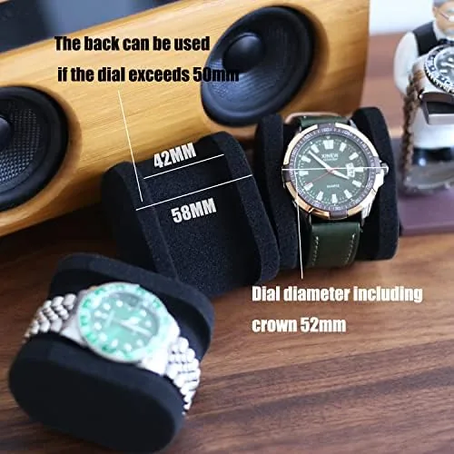 Another view of the watch box organizer for men or Women 2 watch travel