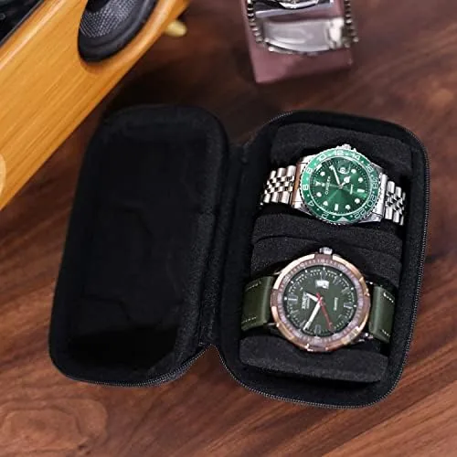The Watch Travel Case for Men and Women Portable Single Watch in real use