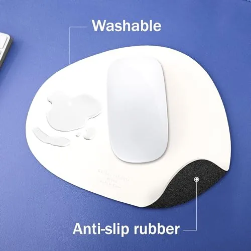 Another view of the Mouse pad, Non-Slip Washable Waterproof Computer Mouse pad (Vanilla Cream)